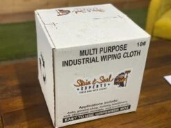 BOX OF STAIN WIPING RAGS - 10LBS
