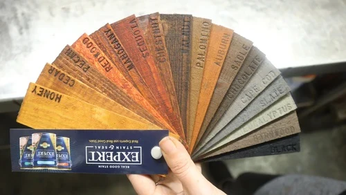 EXPERT STAIN AND SEAL WOOD STAIN COLOR SAMPLES FAN DECK 5 EXPERT STAIN AND SEAL WOOD STAIN COLOR SAMPLES FAN DECK - Image 3